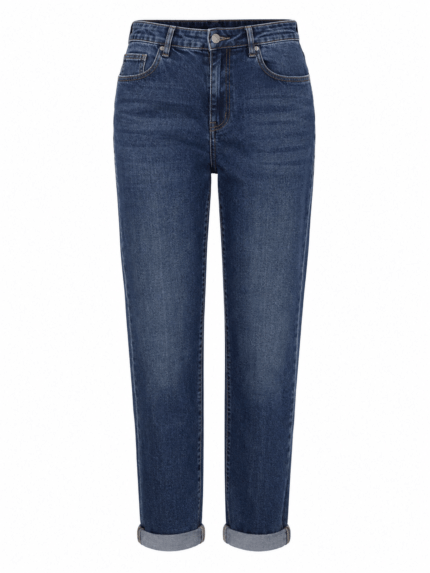 Γυναικείο Τζιν Παντελόνι Ψηλόμεσο Slim Fit Μπλε