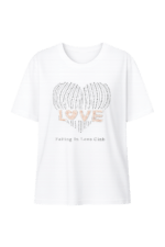 Γυναικείο T-Shirt LOVE με Στρας | Λευκό