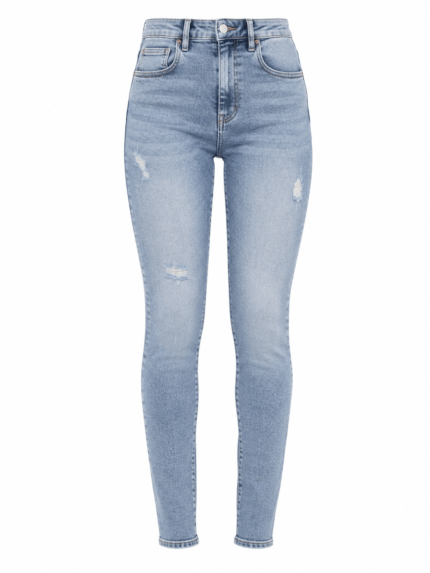 Γυναικείο Skinny Τζιν Ψηλόμεσο Μπλε