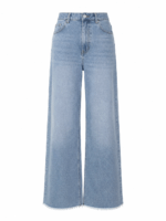 Γυναικείο Plus Size Τζιν Wide Leg Μπλε