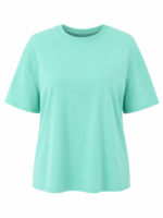 Γυναικεία Oversized Μπλούζα Βεραμάν – Basic T-Shirt με Κοντό Μανίκι