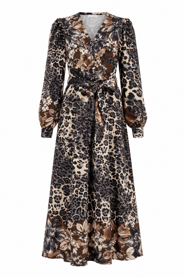 ChatGPT Image 26 Ιουν 2026, 01_26_47 μ.μ. Maxi Animal Print Φόρεμα με Ζώνη