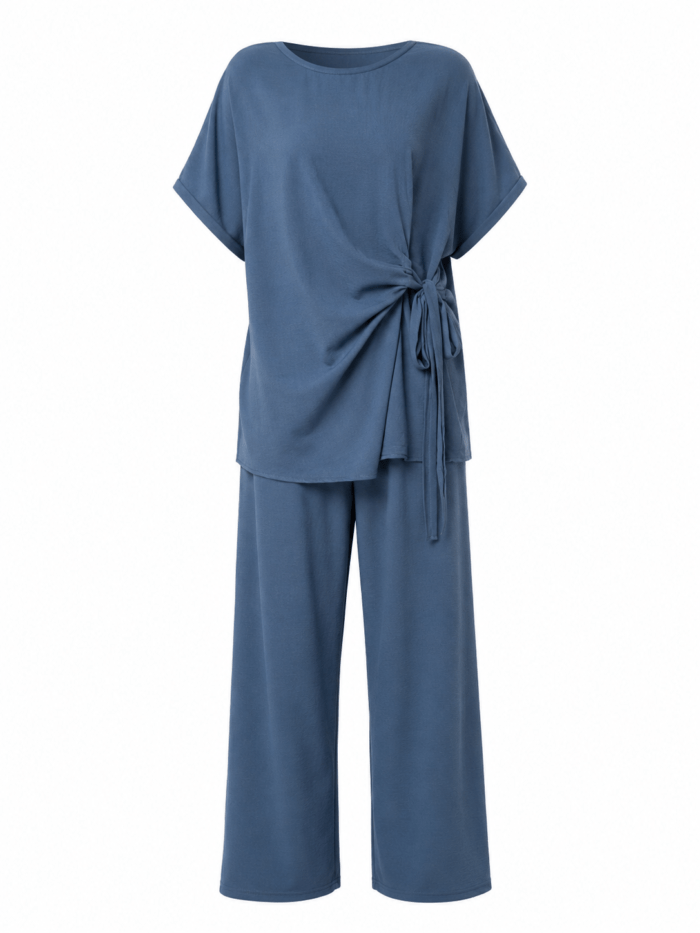 ChatGPT Image 25 Ιουν 2026, 09_59_24 π.μ. (2) Plus Size Σετ Μπλούζα & Παντελόνα Μπλε