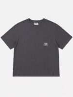 Ανδρικό Ανθρακί Oversized T-Shirt με Τσέπη