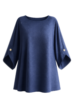 Plus Size oversized μπλούζα με ανάγλυφο σχέδιο