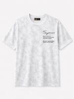 Ανδρικό Λευκό T-Shirt Washed Effect με Τύπωμα Casual Style