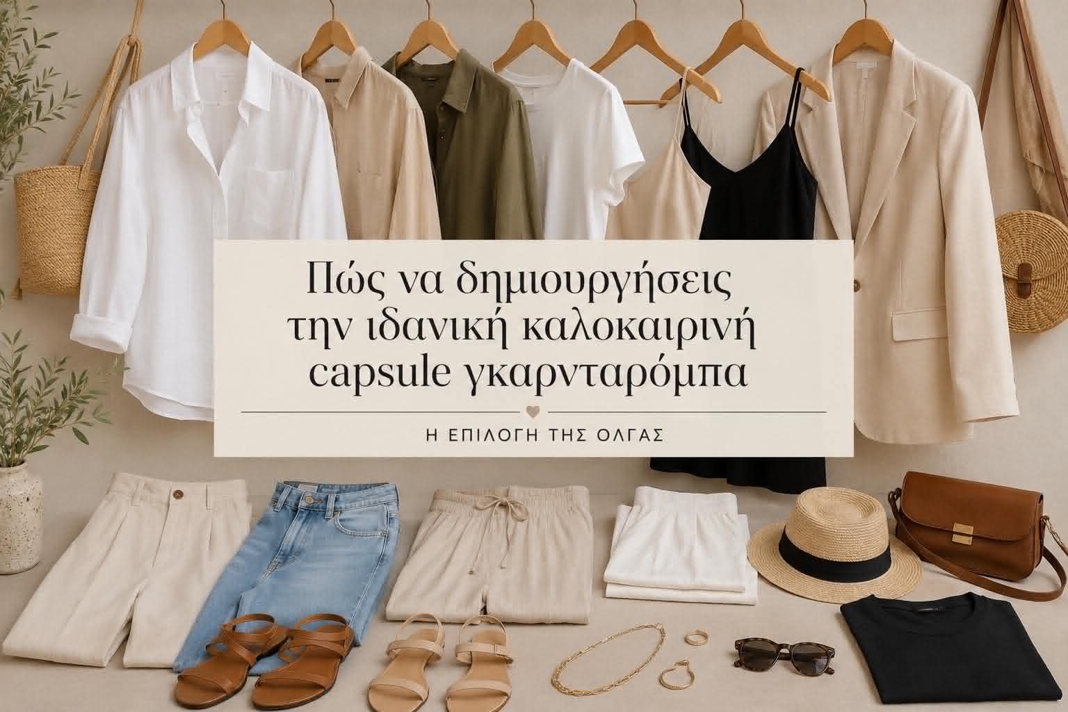 Πώς να δημιουργήσεις την ιδανική καλοκαιρινή capsule γκαρνταρόμπα | EGALITE