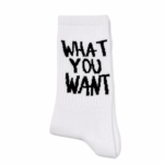 Ανδρικές Κάλτσες 41-46 Λευκές WHAT YOU WANT